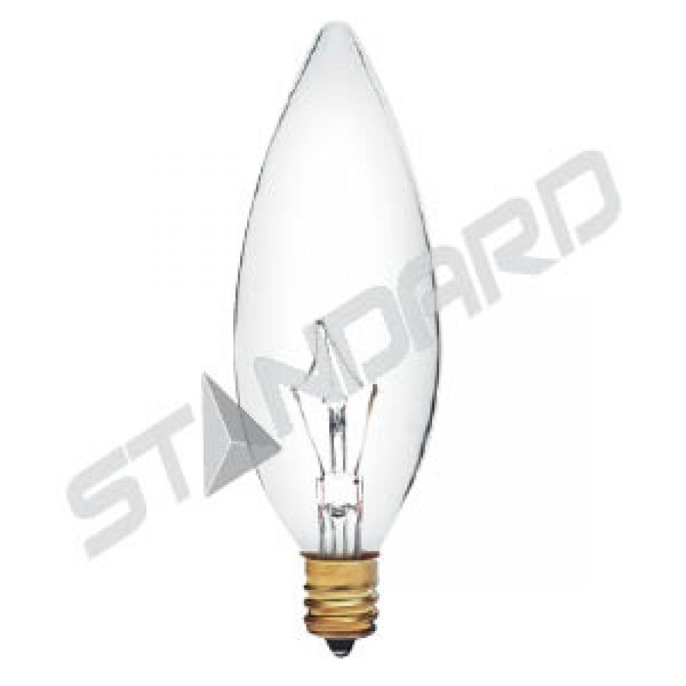 INCANDESCENT 25W B10 E12 120V CLEAR BRITELUX STD