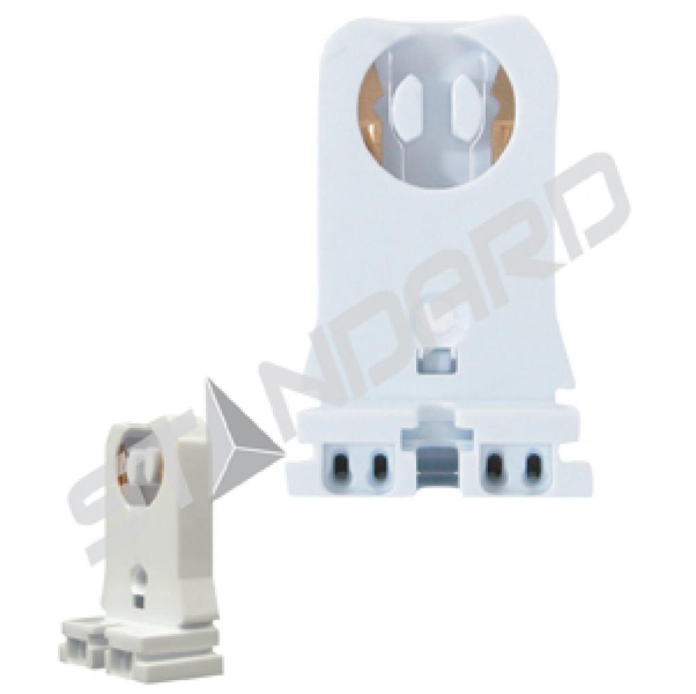 FLUORESCENT SOCKET MED BIPIN G13 BASE T8/T12 TALL PROFILE SLIDE MOUNT 66 0W 600V STD