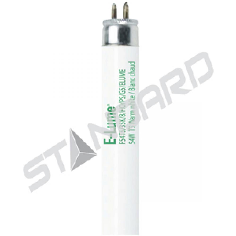 FLUORESCENT LINEAR T5 HO 54W 3500K PROGRAM START (PS) MIN BIPIN G5 E-LUM E