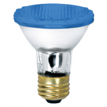 Stanpro (Standard Products Inc.) 55004 - HALOGEN PAR20 35W 130V E26 30DEG NARROW FLOOD BLUE LENS STD