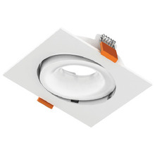 Stanpro (Standard Products Inc.) 64742 - LUMEINA TRIM 4IN WHITE GIMBAL SQUARE