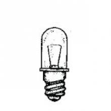 Stanpro (Standard Products Inc.) 50537 - MINIATURE LAMP ANSI:1487 T-3.25 14V 0.2A 2.8W MINIATURE SCREW E10 CLEAR STD