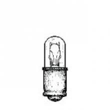 Stanpro (Standard Products Inc.) 50251 - MINIATURE LAMP ANSI:381 T-1.75 6.3V 0.2A MIDGET FLANGED F6 CLEAR STD