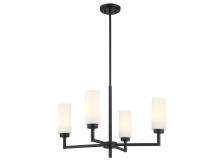 Savoy House Meridian CA M100129MBK - 4-Light Chandelier in Matte Black