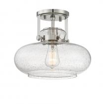 Savoy House Meridian CA M60064PN - 1-Light Ceiling Light in Polished Nickel