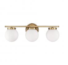 Savoy House Meridian CA M80023NB - 3-Light Bathroom Vanity Light in Natural Brass