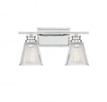 Savoy House Meridian CA M80040CH - 2-Light Bathroom Vanity Light in Chrome