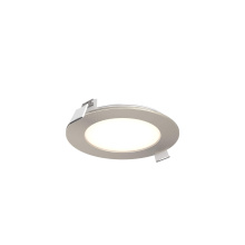 Dals CA 5004-CC-V-SN - Multi CCT Slim Round Recessed Panel Light - universal 120V-347V, 0-10V dimming