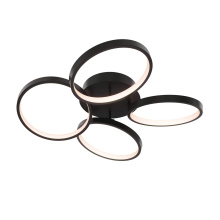 Dals CA CCFM-CC-BK - 4-ring flush mount, 5CCT - Black