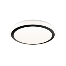 Dals CA CFG13-CC-BK - Round Glass Flush Mount