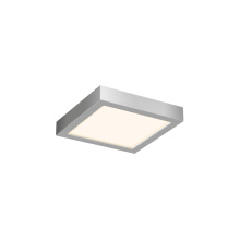 Dals CA CFLEDSQ06-CC-SN - 6 Inch Square Indoor/outdoor LED Flush Mount