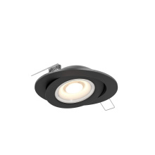Dals CA FGM6-CC-V-BK - Multi CCT Flat LED Recessed Gimbal - universal 120V-347V, 0-10V dimming