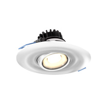 Dals CA LEDDOWNG4-CC-WH - 4 Inch Round Recessed LED Gimbal Light in 5CCT