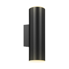 Dals CA LEDWALL-A-BK - 4 Inch Round Adjustable LED Cylinder Sconce