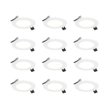 Dals CA PNL4-CC-WH-K12 - Kit Of 12 - 4in Round LED Panel, White