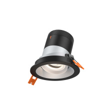 Dals CA RC03-CC-20-GMBAZ-TBK - 3in Modular Downlight, 20 degree Beam Angle, Gimbal Reflector, Alzak, Black Trim