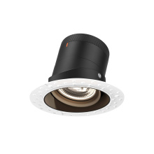 Dals CA RC04-CC-35-GMBBK-TL - 4in Modular Downlight, , 35 degree Beam Angle, Gimbal Reflector, Black, Trimless
