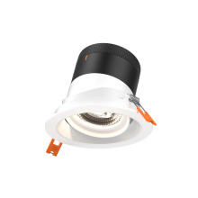 Dals CA RC04-CC-20-GMBWH-TWH - 4in Modular Downlight, , 20 degree Beam Angle, Gimbal Reflector, White, White Trim