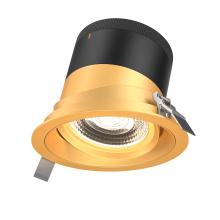 Dals CA RC06-CC-20-GMBGD-TGD - 6in Modular Downlight, , 20 degree Beam Angle, Gimbal Reflector, Gold, Gold Trim