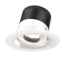 Dals CA RC06-CC-60-GMBWH-TL - 6in Modular Downlight, , 60 degree Beam Angle, Gimbal Reflector, White, Trimless