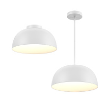 Dals CA NAPF20-CC-UNV-WH - 20in 2 - 1 Pendant And Flush Mount, Universal Driver - White