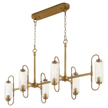 Quorum 6615-6-47 - WHITMIRE 6 LIGHT LINEAR - BRUSHED BRASS