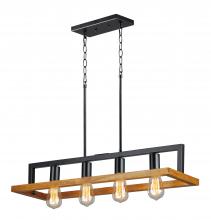 Maxim 10307BKASB - Black Forest-Linear Pendant