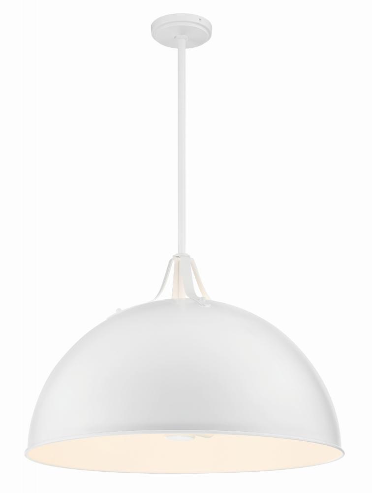 Soto 3 Light White Pendant