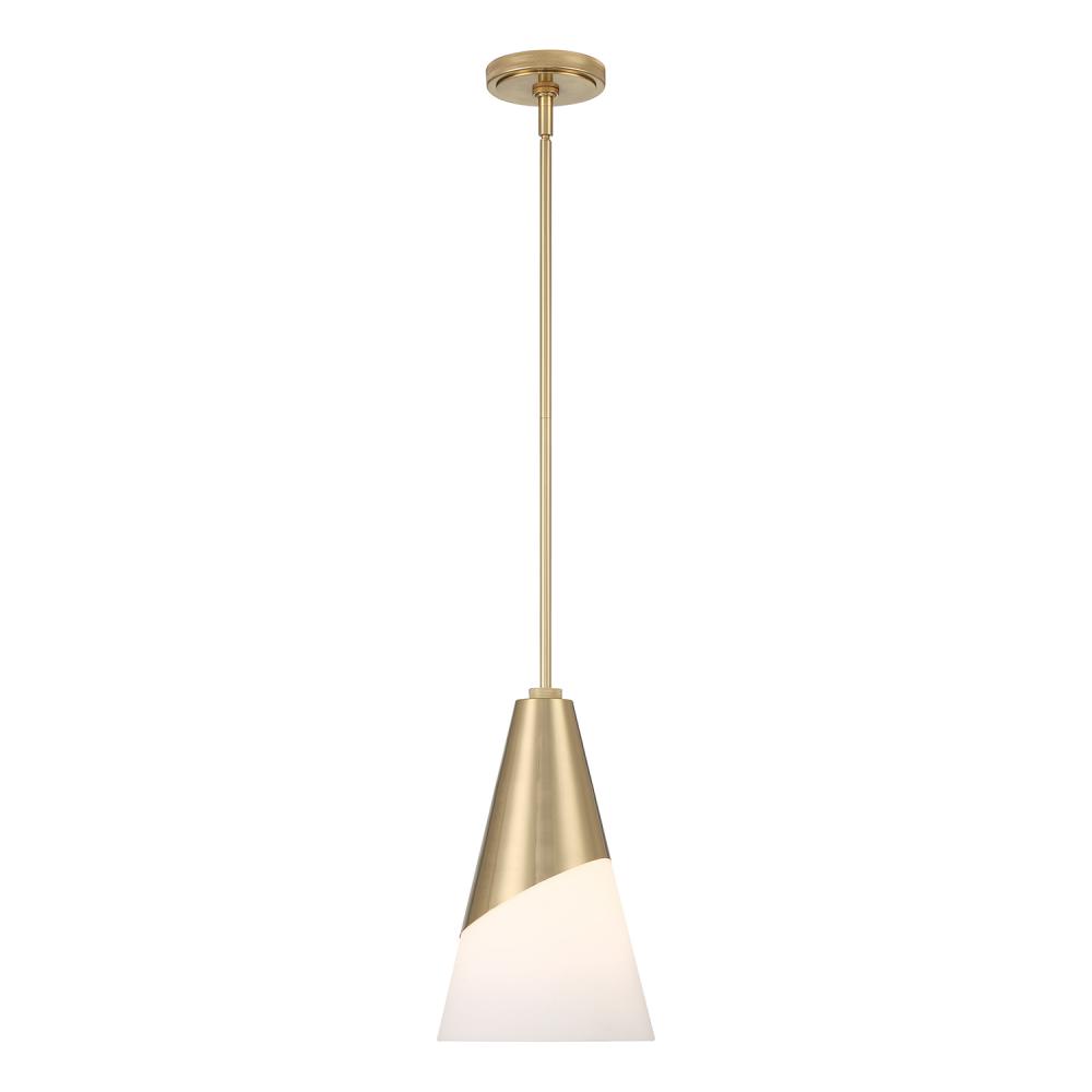 Brian Patrick Flynn Tori 1 Light Vibrant Gold Pendant