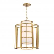 Crystorama 9597-LG - Brian Patrick Flynn Hulton 6 Light Luxe Gold Chandelier