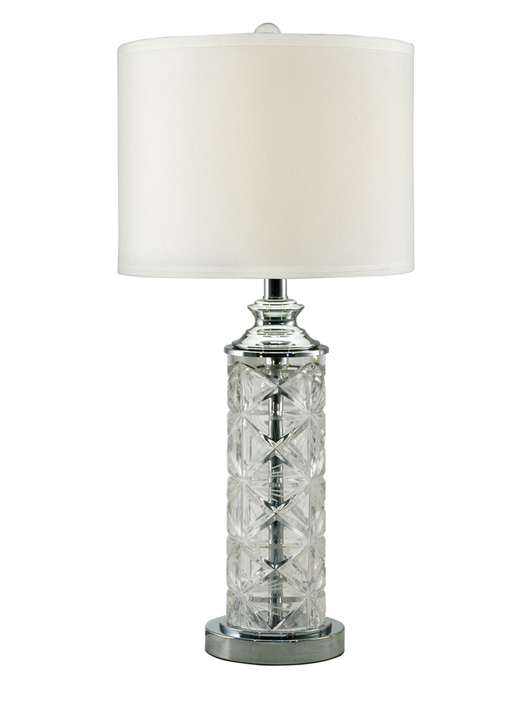 Kaia 24% Lead Hand Cut Crystal Table Lamp