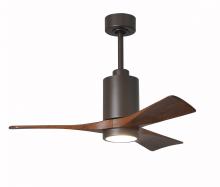 Matthews Fan Company PA3-TB-WA-42 - Patricia-3-42" Three Blade Ceiling Fan-5CCT Integrated LED-Textured Bronze Finish