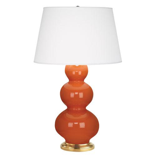 Pumpkin Triple Gourd Table Lamp