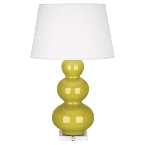 Citron Triple Gourd Table Lamp