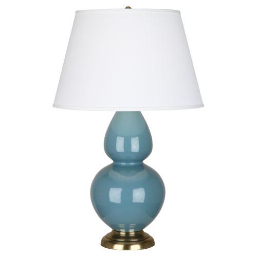 Steel Blue Double Gourd Table Lamp