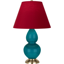Robert Abbey 1771R - Peacock Small Double Gourd Accent Lamp