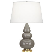 Robert Abbey 249X - Smokey Taupe Small Triple Gourd Accent Lamp