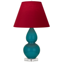 Robert Abbey A773R - Peacock Small Double Gourd Accent Lamp