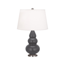 Robert Abbey MCR32 - Matte Ash Small Triple Gourd Accent Lamp