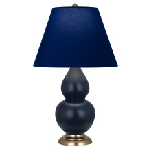 Robert Abbey MMB50N - Matte Midnight Blue Small Double Gourd Accent Lamp