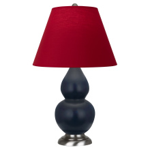 Robert Abbey MMB52R - Matte Midnight Blue Small Double Gourd Accent Lamp
