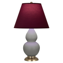 Robert Abbey MST50P - Matte Smokey Taupe Small Double Gourd Accent Lamp