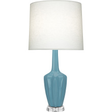 Robert Abbey OB37 - Steel Blue Emma Table Lamp