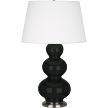 Robert Abbey OS42X - Obsidian Triple Gourd Table Lamp