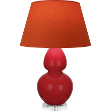 Robert Abbey RR23T - Ruby Red Double Gourd Table Lamp