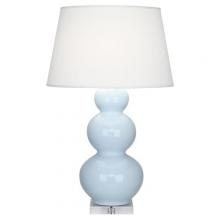 Robert Abbey A361X - Baby Blue Triple Gourd Table Lamp