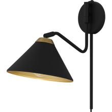 Quoizel ALS8810MBK - Alscott 1-Light Matte Black Wall Sconce