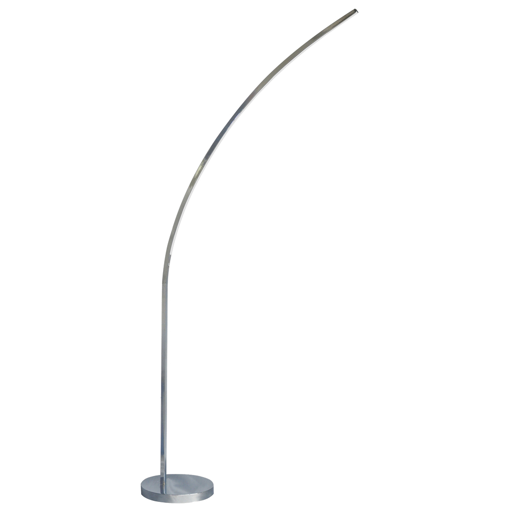 16W LED Floor Lamp Polished Chrome Finish