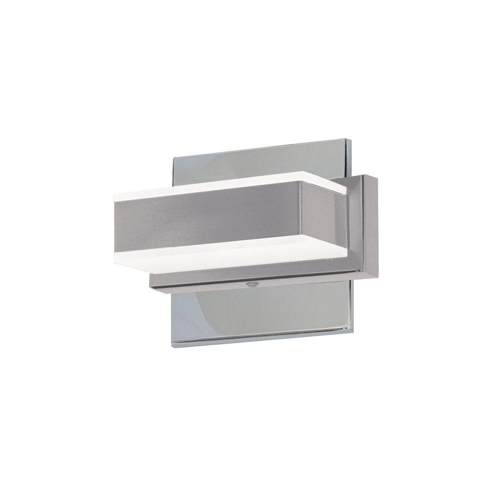 1 Light LED Wall Vanity, Polished Chrome Finish