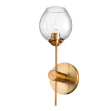 Dainolite ABI-141W-VB-CLR - 1 Light Halogen Wall Sconce, Vintage Bronze with Clear Glass